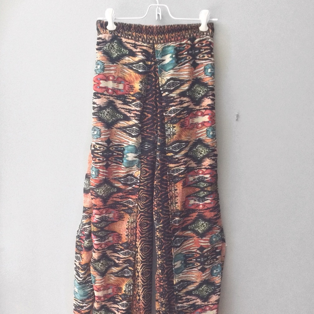 Printed boho pants